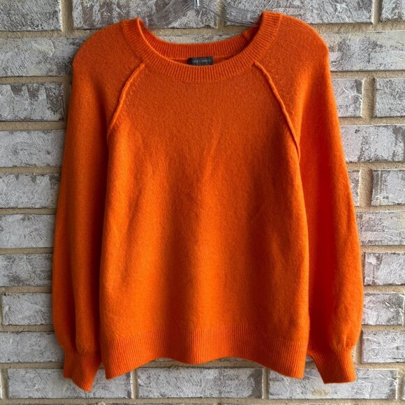Vince Camuto Reglan Long Sleeve Crew Neck Orange Sweater Women's Size XS - Picture 1 of 8